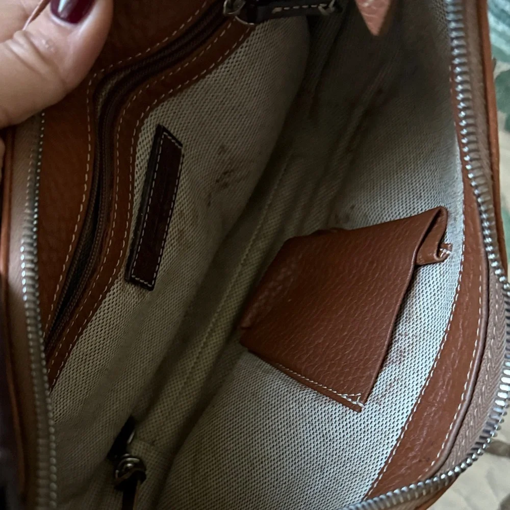 Dooney & Bourke Brown Leather Hobo Bag